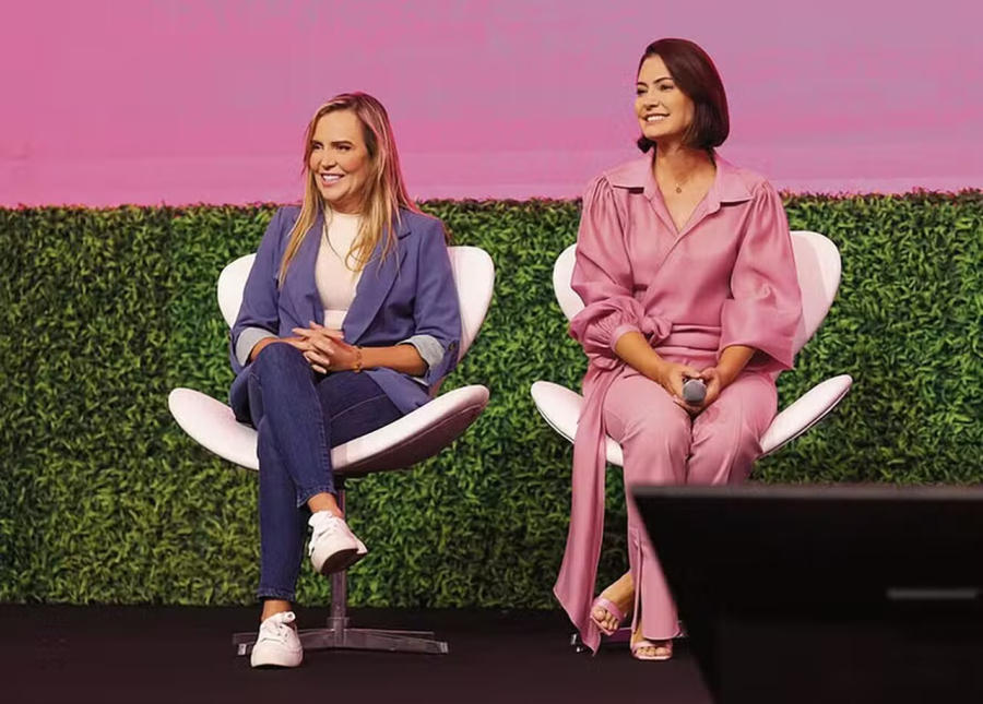 Michelle confirma apoio do PL a Celina e pressiona cenário com Izalci