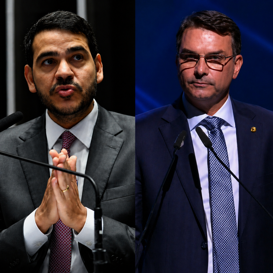 Flávio Bolsonaro pressiona Messias sobre 8 de janeiro, anistia e fraudes do INSS na sabatina do STF