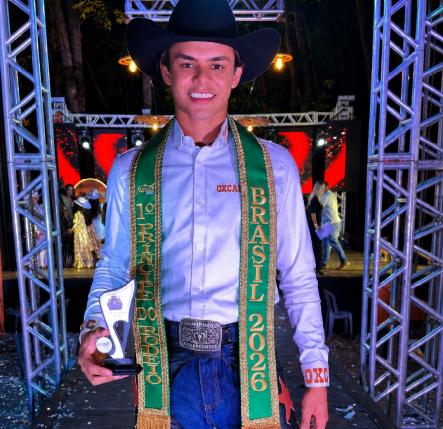 Carlos Daniel Paiva leva Itaberaí ao topo do Rodeio Brasil 2026 e conquista faixa de 1º Príncipe em Barretos