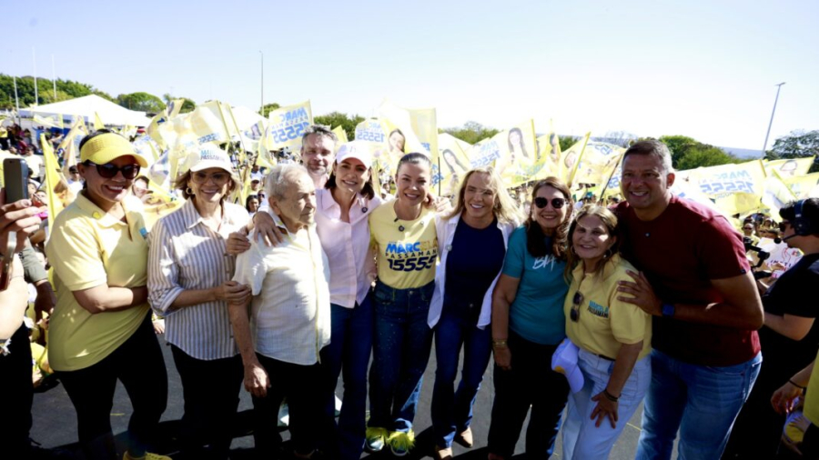 Marcela Passamani mostra força e reúne multidão no lançamento de sua campanha