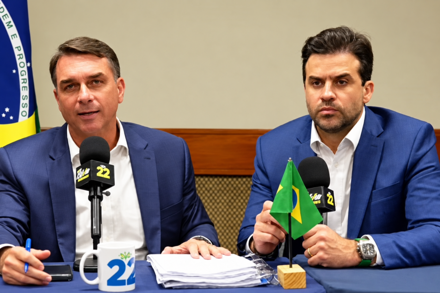 Pablo Marçal pede apoio de Caiado, Zema e Augusto Cury a Flávio Bolsonaro