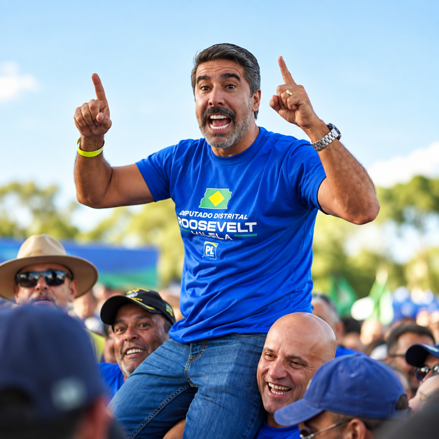 Roosevelt Vilela é reeleito deputado distrital e conquista terceiro mandato na CLDF